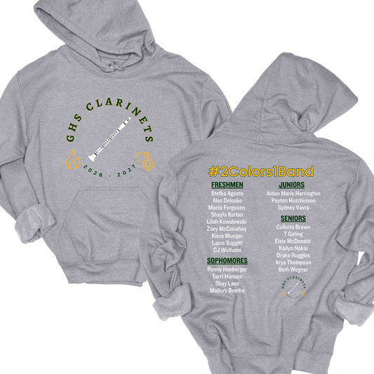 2026-2027 Gretna High School - Clarinets | Hoodie