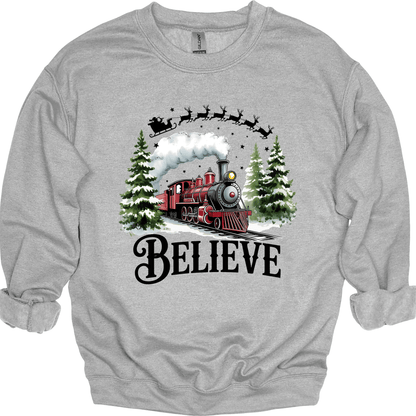 Believe Christmas Train – North Pole Express Vintage Holiday