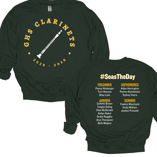 2025-2026 Gretna High School - Clarinets | Crewneck Sweatshirt
