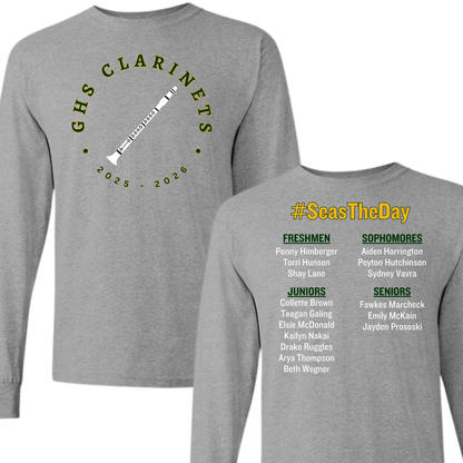 2025-2026 Gretna High School - Clarinets | Long Sleeve T-Shirt