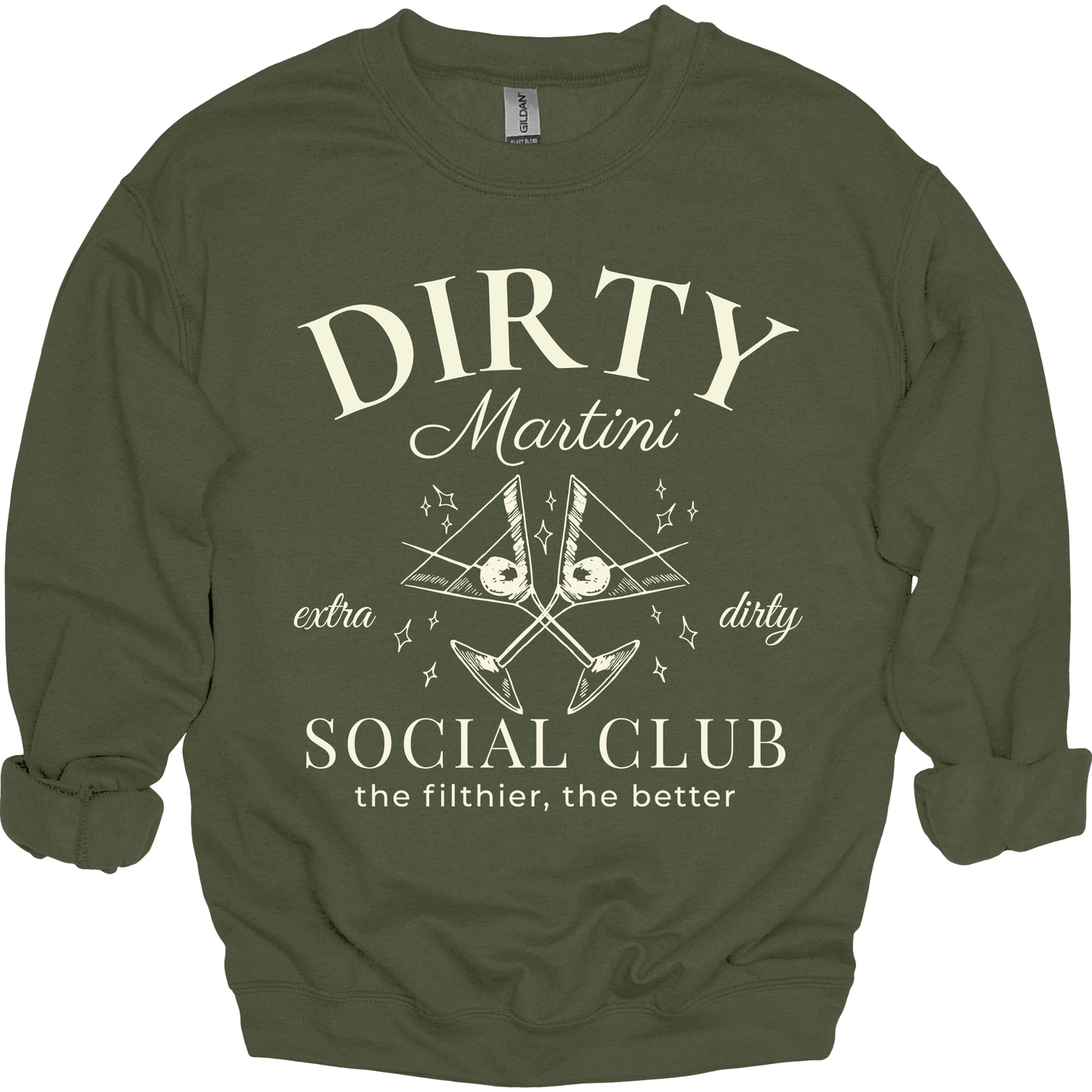 Martini Club: Gildan Crewneck Sweatshirt