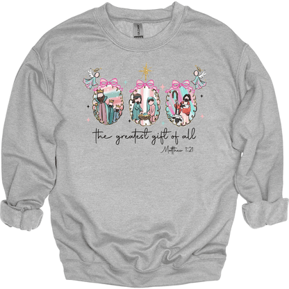 Pastel Nativity: Holy Family, Shepherd & Wise Men Ornaments