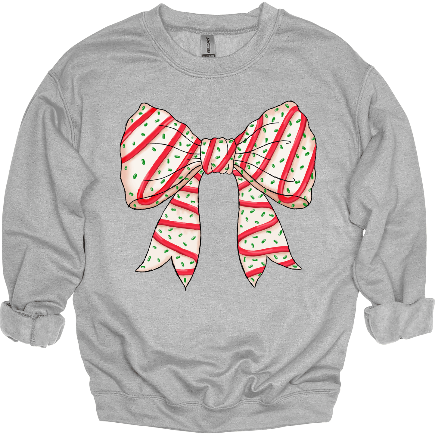 Christmas Tree Cake Coquette Bow