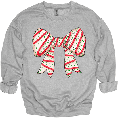 Christmas Tree Cake Coquette Bow