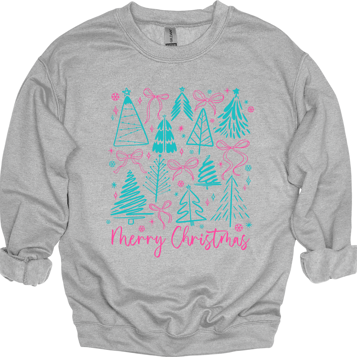 Merry Christmas Doodle Trees