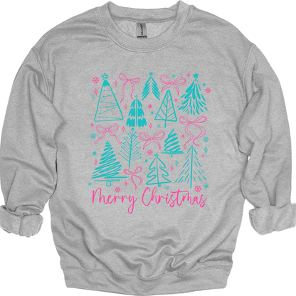 Merry Christmas Doodle Trees