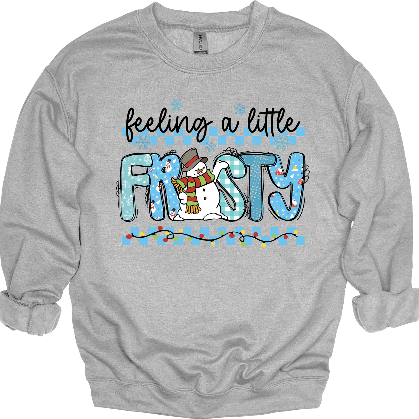 Feeling A Little Frosty Plaid Snowman