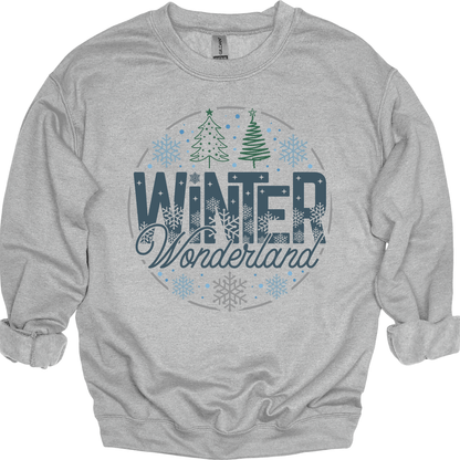 Winter Wonderland – Blue & Green Trees