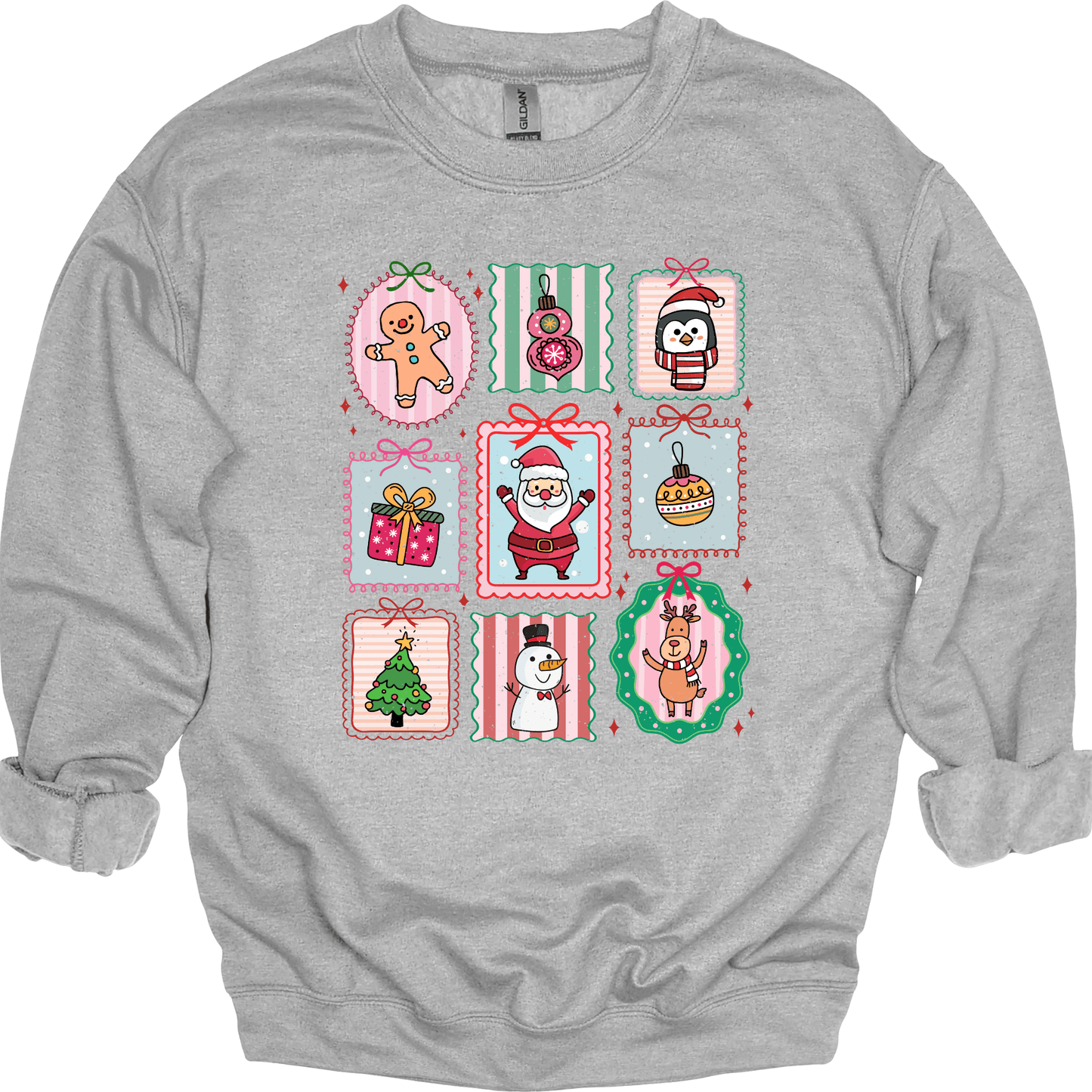 Cute Christmas Patchwork Collage