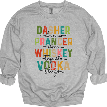 Dasher Prancer Whiskey Vodka