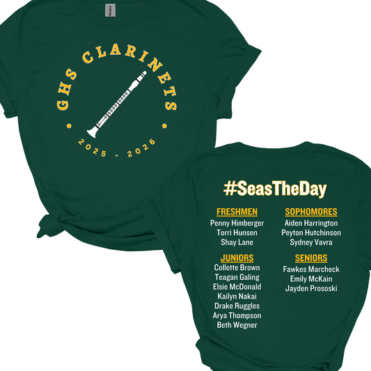 2025-2026 Gretna High School - Clarinets | T-Shirt