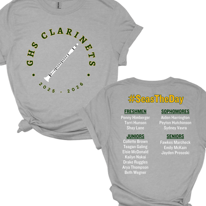 2025-2026 Gretna High School - Clarinets | T-Shirt