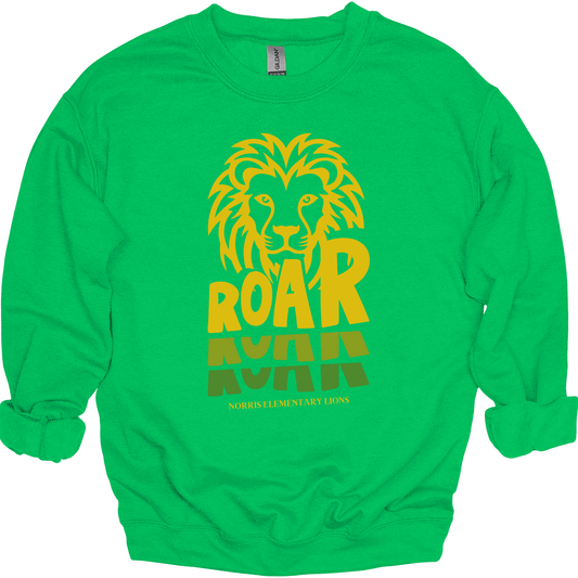 ROAR Norris Elementary Lions Crewneck Sweatshirt | Youth & Adult