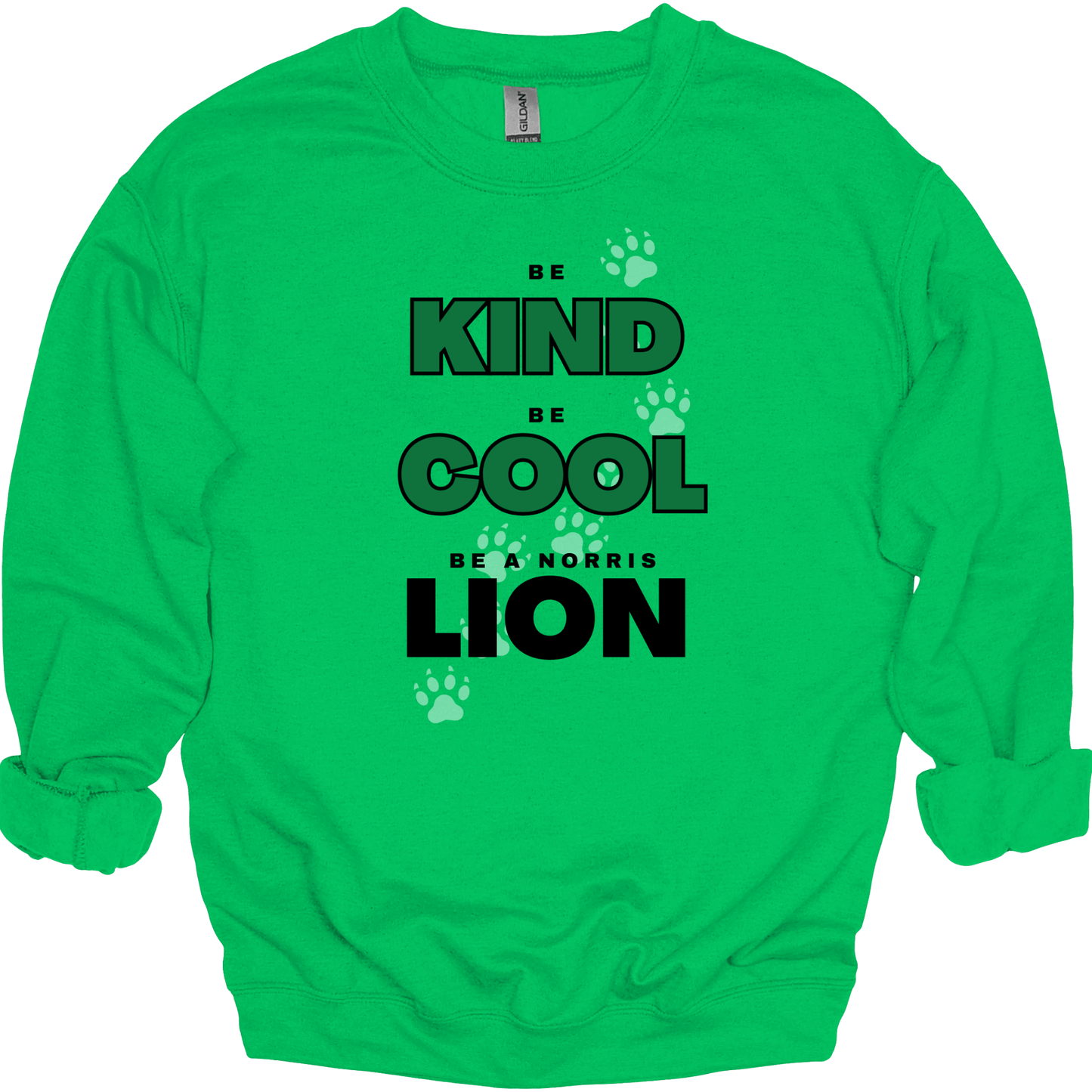 Be Kind, Cool, Lion Crewneck Sweatshirt | Youth & Adult