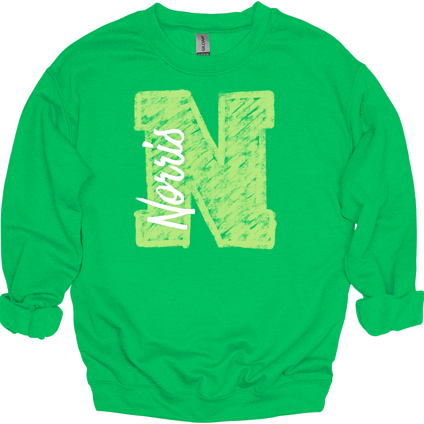 Chalk Norris N Ver. 2 Crewneck Sweatshirt | Youth & Adult