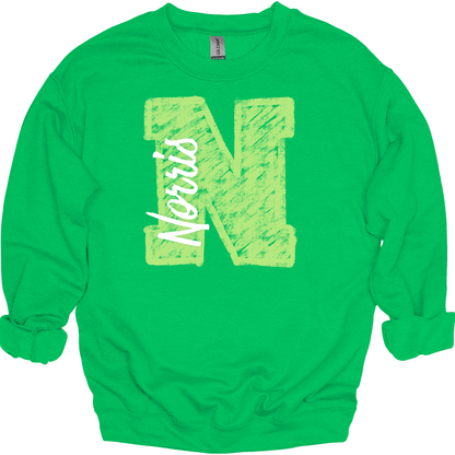 Chalk Norris N Ver. 2 Crewneck Sweatshirt | Youth & Adult