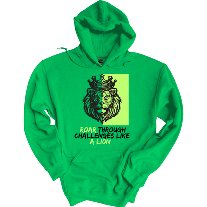 Roar Through Challenges Hoodie Sweatshirt | Youth & Adult