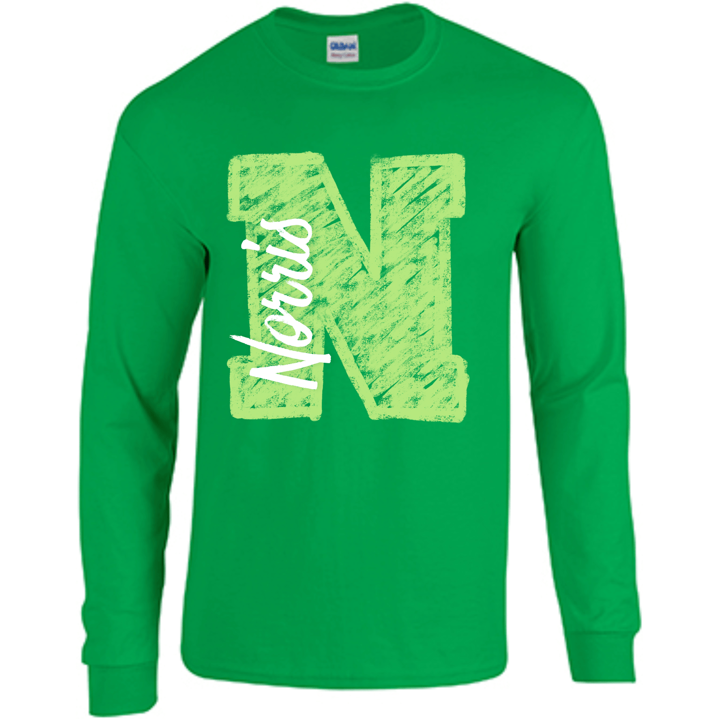Chalk Norris N Ver. 2 Long Sleeve T-Shirt | Youth & Adult