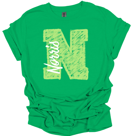 Chalk Norris N Ver. 2 T-Shirt | Youth & Adult