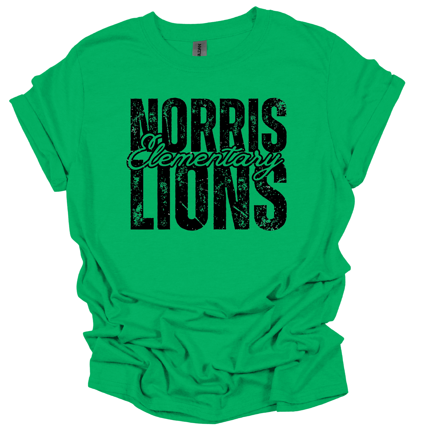 Norris Elementary Lions Grunge T-Shirt | Youth & Adult