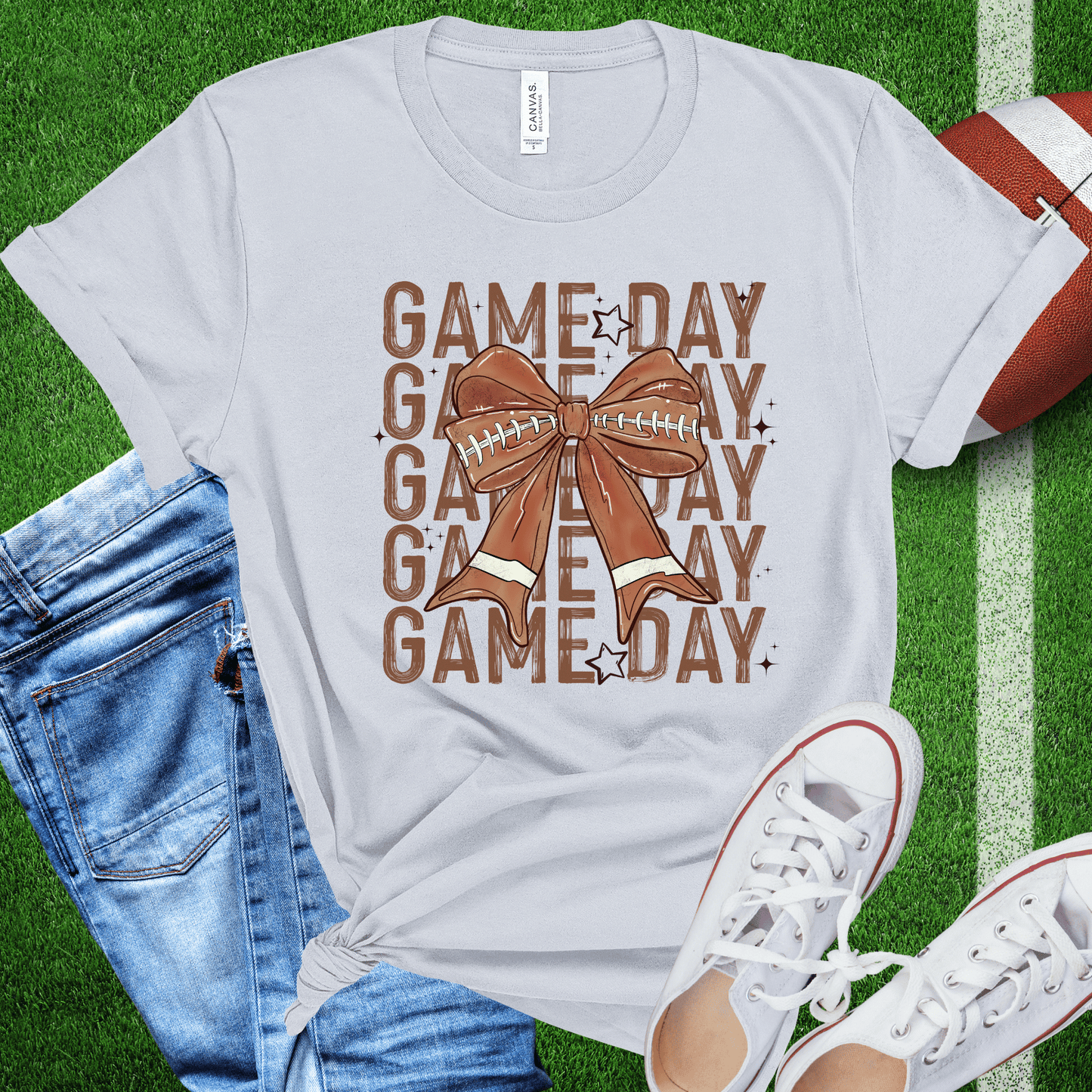 Game Day Stacked with Bow