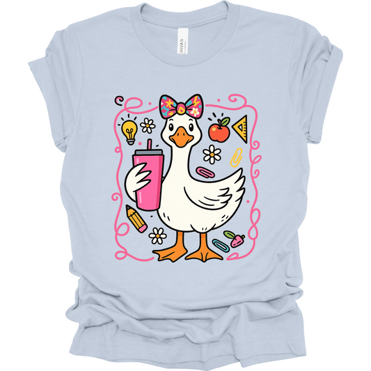Coquette Silly Goose Teacher Tee