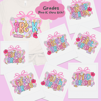 Preppy Grade Level Specific T-Shirt | Youth & Adult