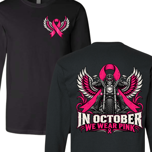 Ride for Pink Breast Cancer Awareness t-shirt