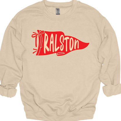 Ralston Flag Crewneck Sweatshirt | Adult Only