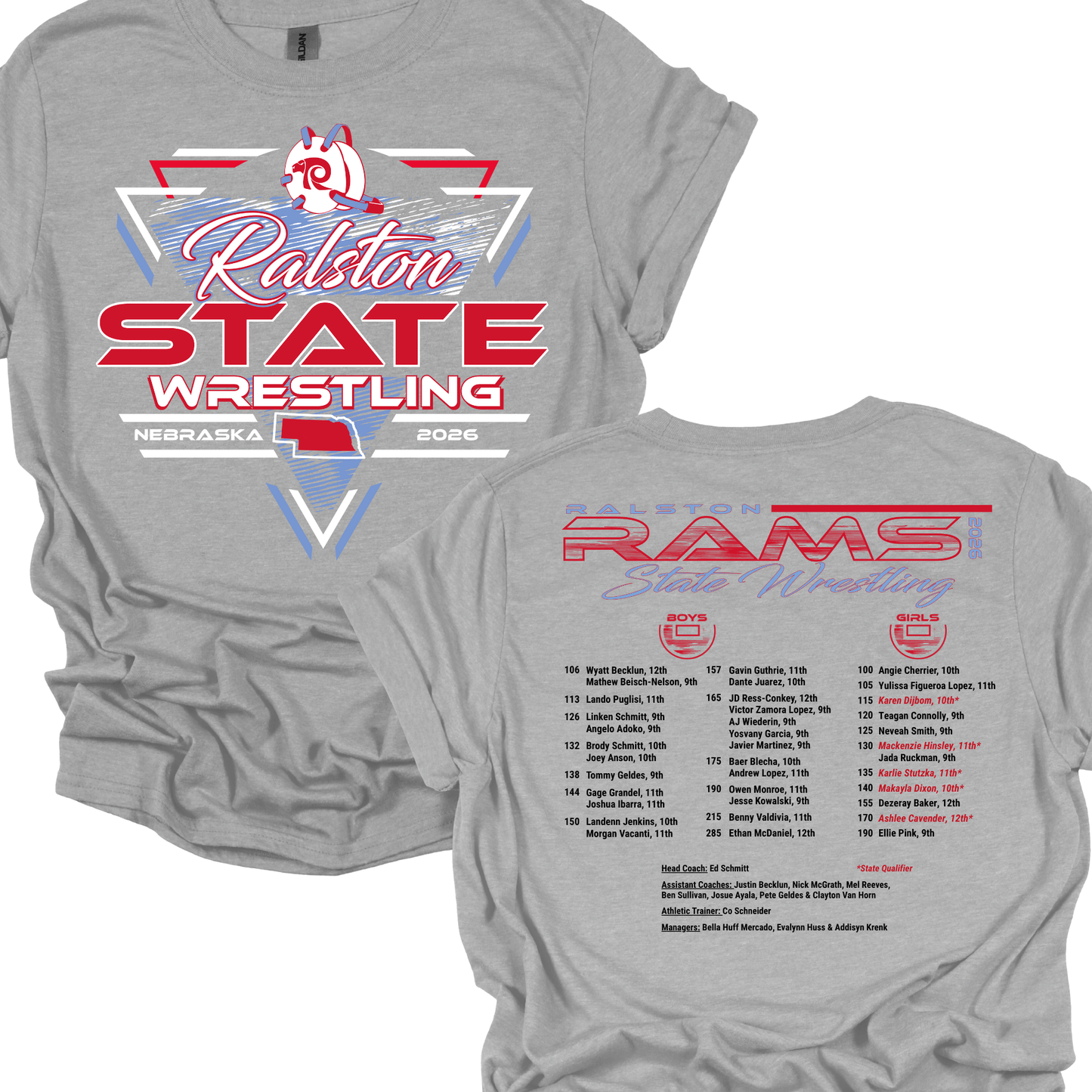 Ralston State Wrestling | Short Sleeve T-Shirt