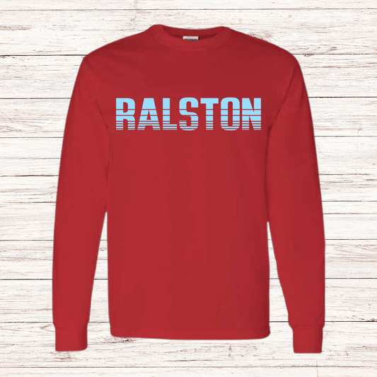 Ralston Rams - Adult Unisex Cotton Long Sleeve T-Shirt