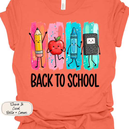 Back to School | Happy School Friends Graphic Tee