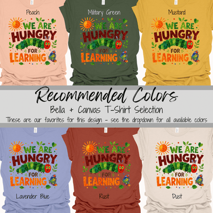 Hungry for Learning | Storybook Teacher Tee
