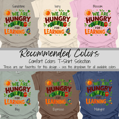 Hungry for Learning | Storybook Teacher Tee