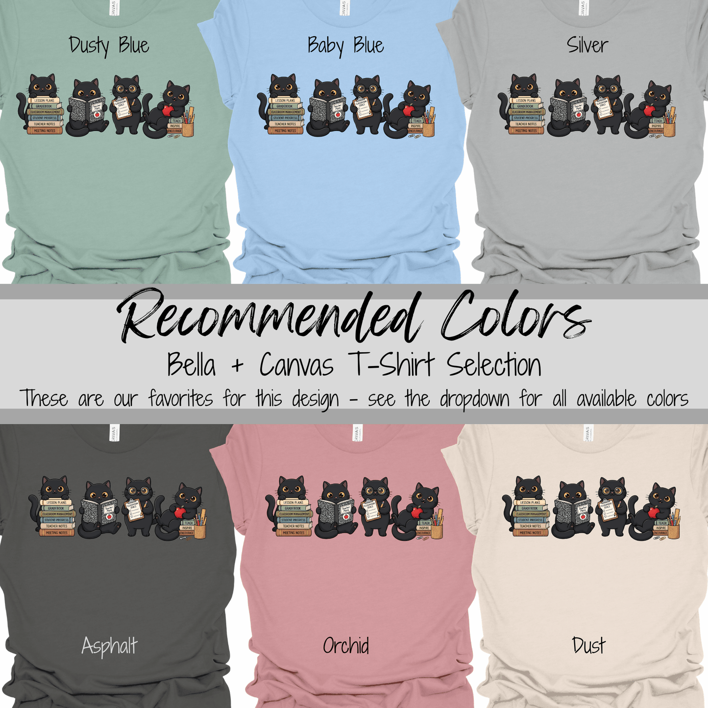 Teacher Life | Classroom Cat Graphic Tee