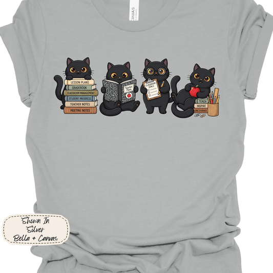 Teacher Life | Classroom Cat Graphic Tee
