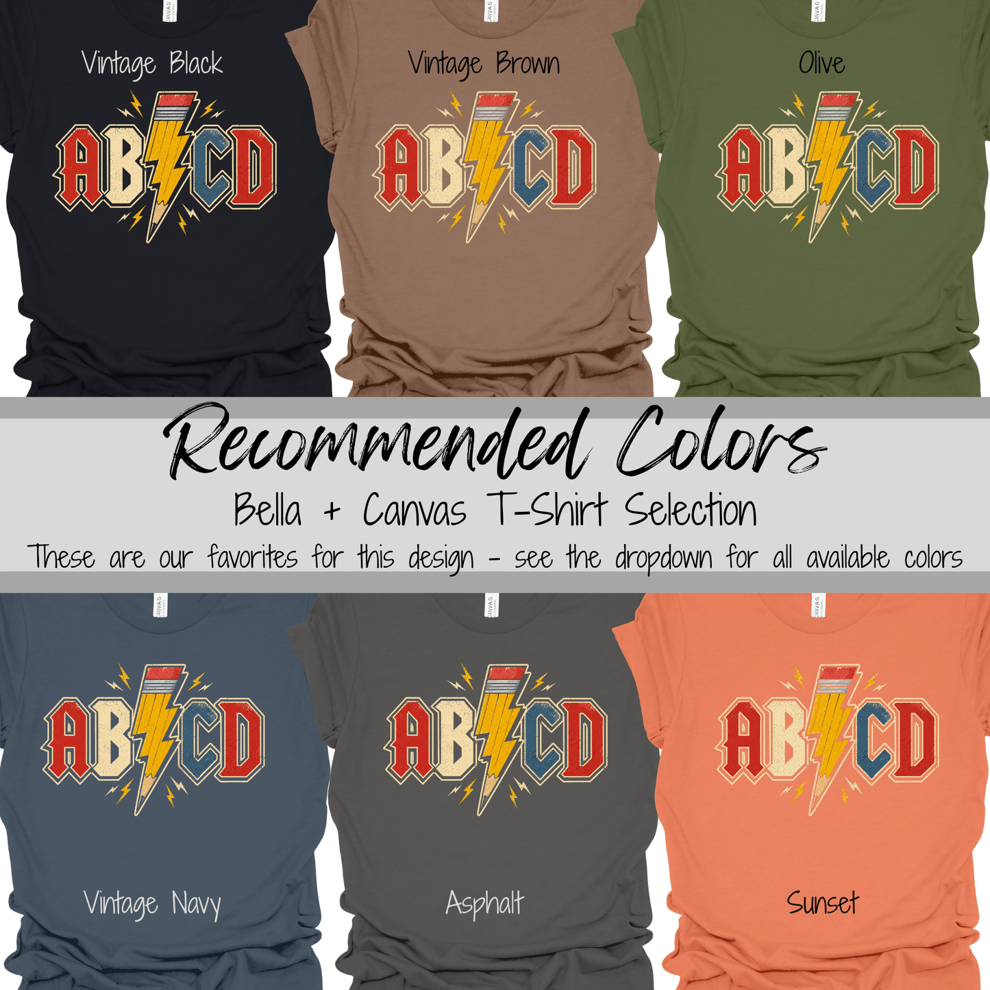 Rock the Classroom | ABCD Teacher Tee