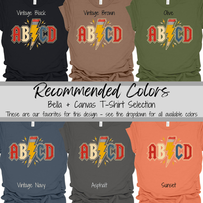 Rock the Classroom | ABCD Teacher Tee