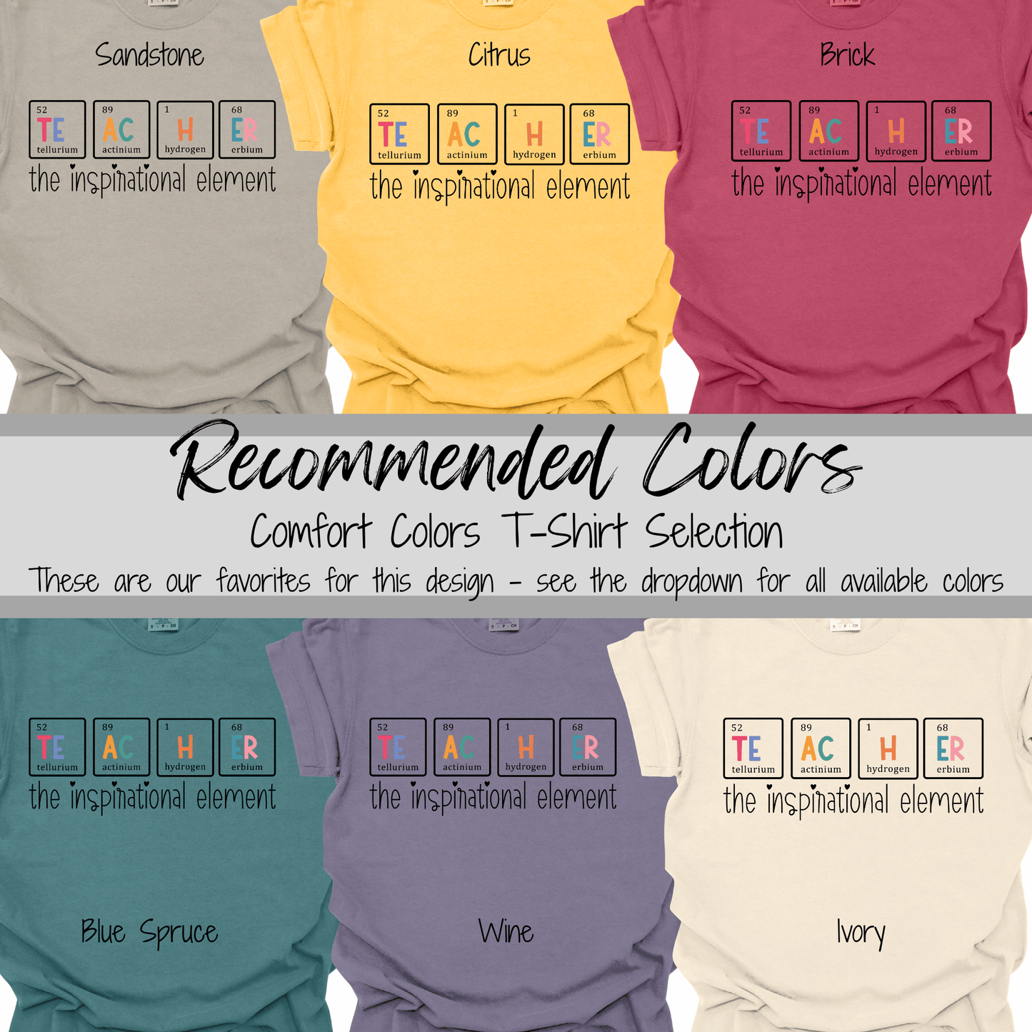 Teacher | Periodic Table Graphic Tee