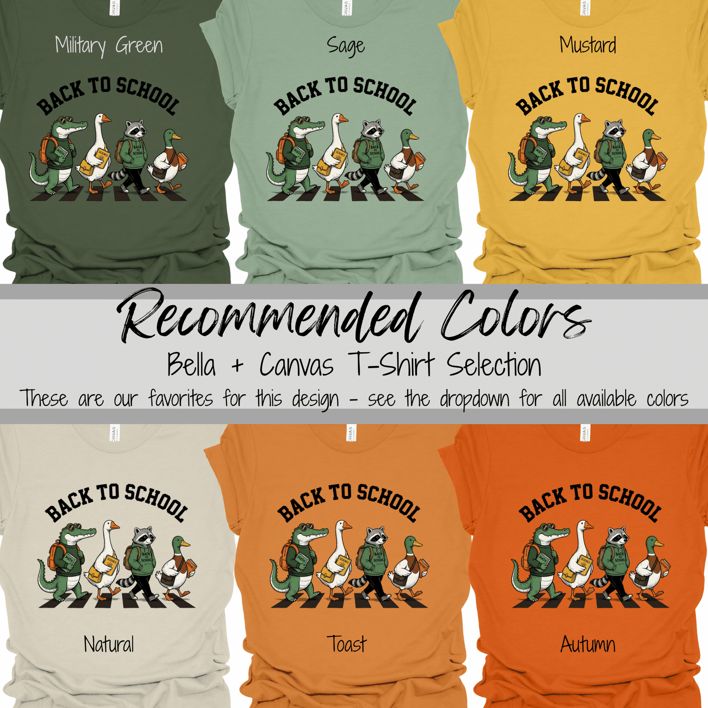 School Days | Back to School Animal Parade Graphic Tee