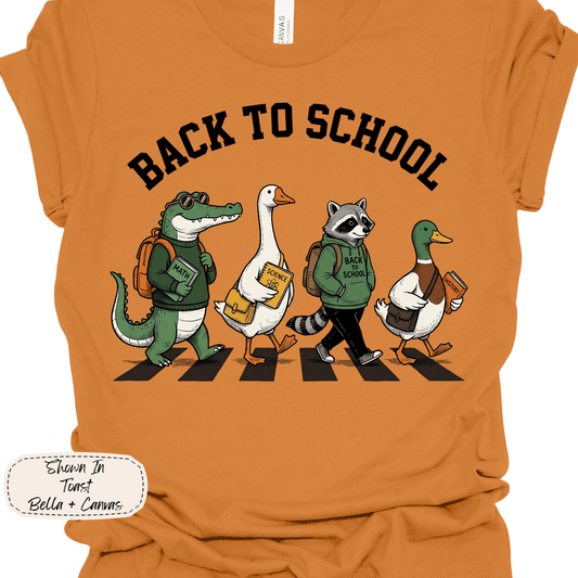 School Days | Back to School Animal Parade Graphic Tee