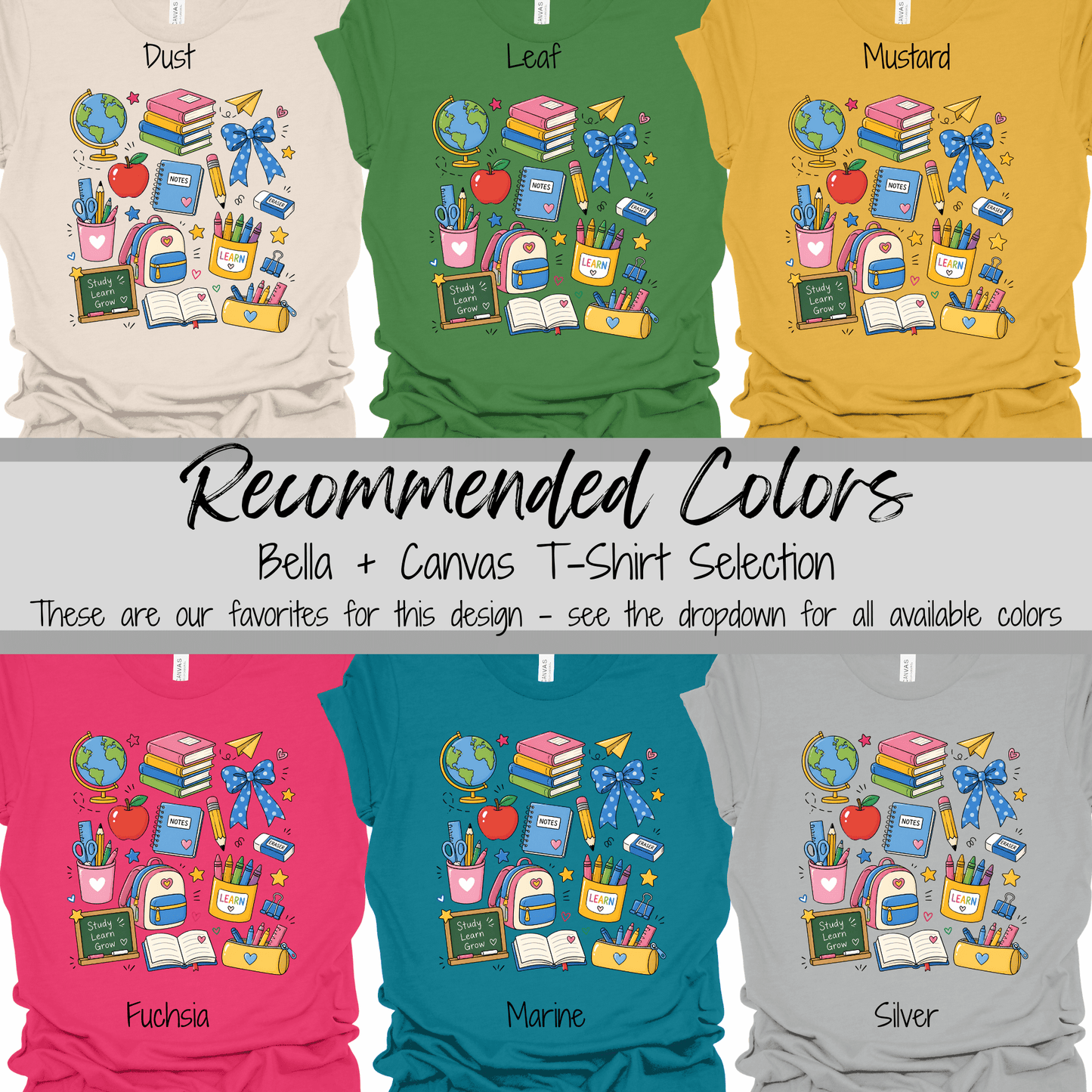 Coquette Classroom | School Supplies Graphic Tee