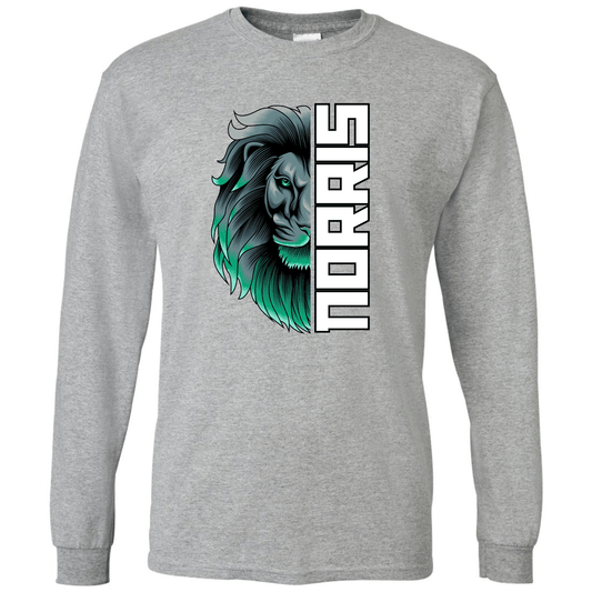 Norris Lion Long Sleeve T-Shirt | Youth & Adult