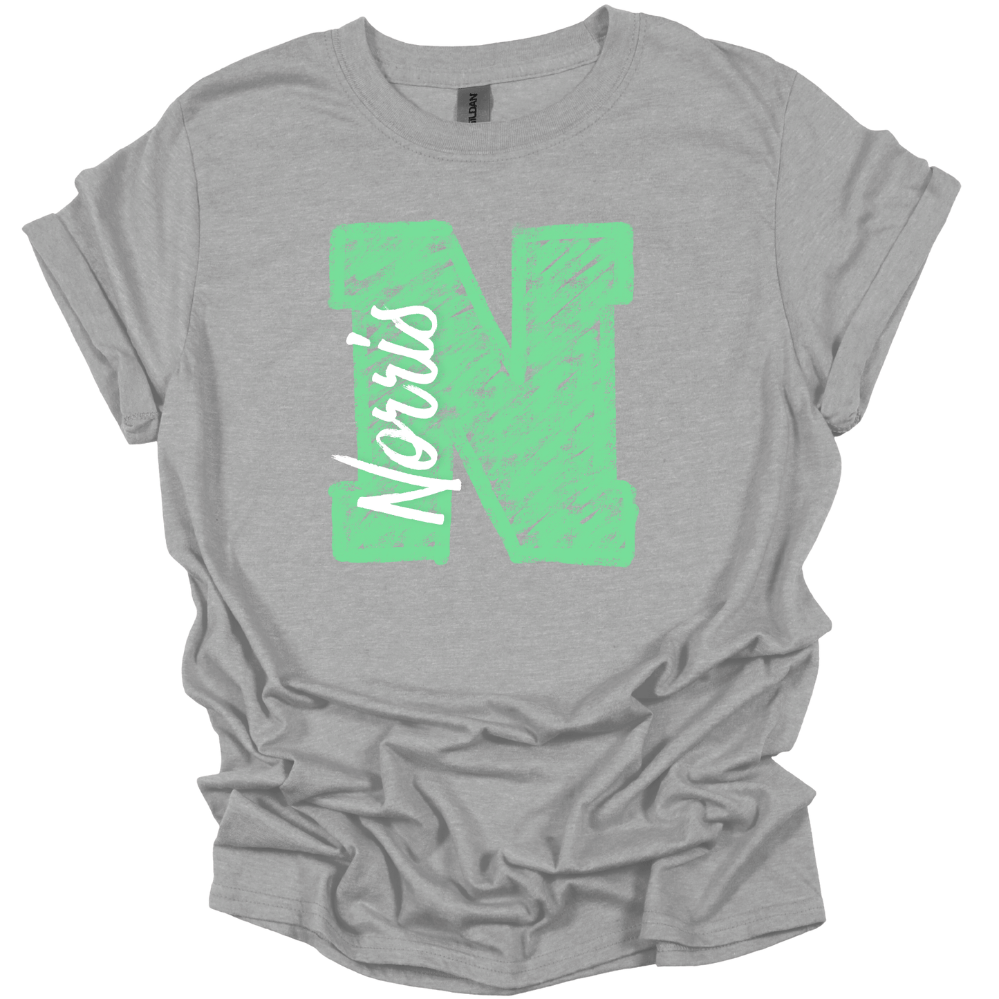 Chalk Norris N Ver. 1 T-Shirt | Youth & Adult