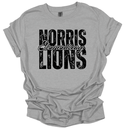 Norris Elementary Lions Grunge T-Shirt | Youth & Adult