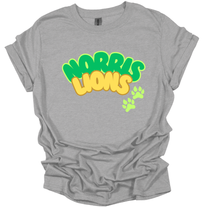 Norris Lions Bubble Letters T-Shirt | Youth & Adult
