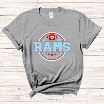 Ralston Rams Football - Adult Unisex Cotton T-Shirt