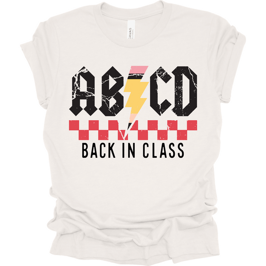 ABCD Back in Class Graphic Tee