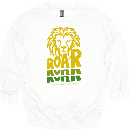 ROAR Norris Elementary Lions Crewneck Sweatshirt | Youth & Adult