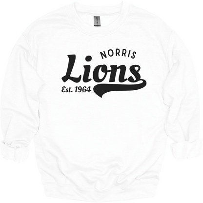 Norris Lions Est. 1964 Crewneck Sweatshirt | Youth & Adult